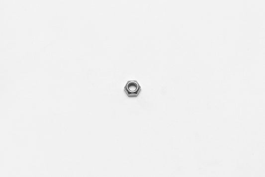 Wilwood nut 5/16-24 hex locking top-crimp clear zinc