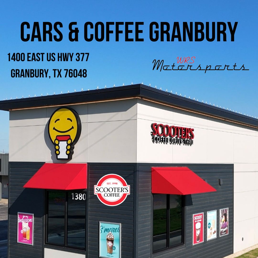 September 13th Cars & Coffee Granbury 8-10 AM
