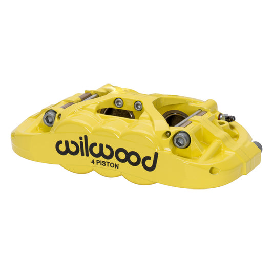 Wilwood XRS4R 1.38/1.38 .950 Rotor Caliper - Yellow