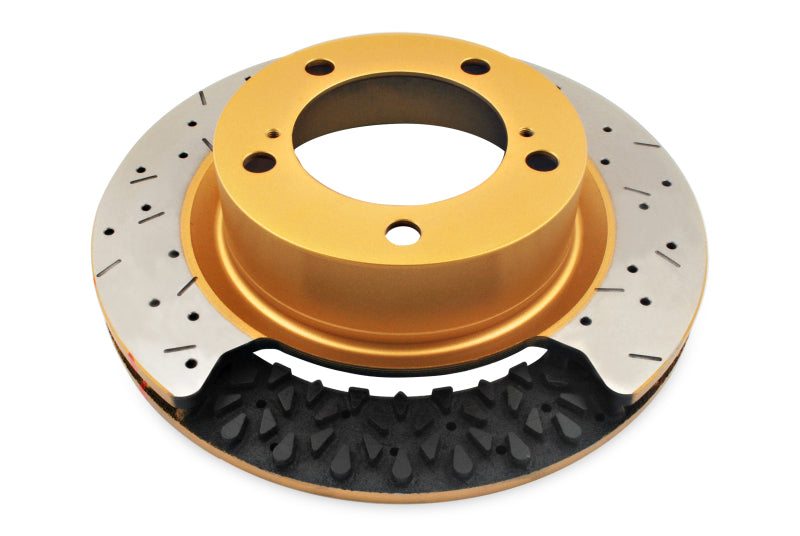 DBA 03-07 Jeep Wrangler Rear 4000 Series Drilled & Slotted Rotor
