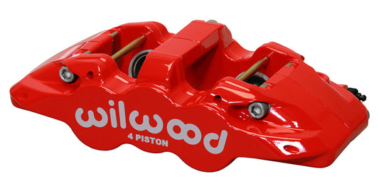Wilwood caliper AERO4 1.38/1.38 1.10 rotor red