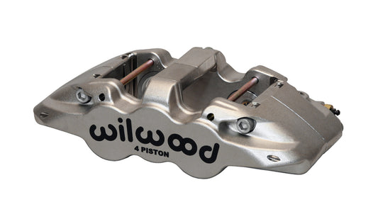 Wilwood Caliper-Aero4-ST-L/H-Nickel (.80 Thk Pad) 1.88/1.75in Pistons 1.25in Disc