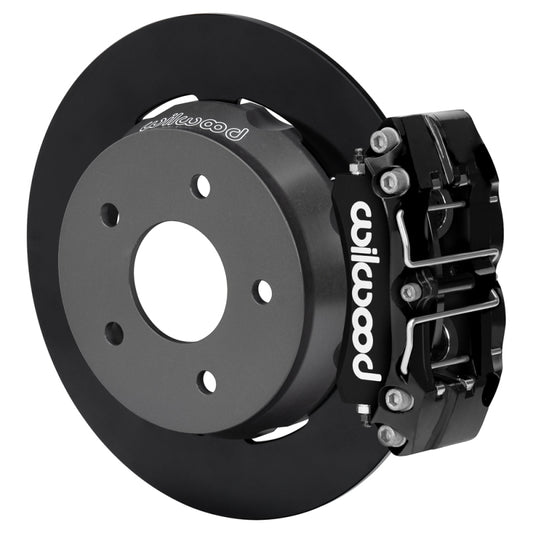 Wilwood 22-24 Polaris RZR Turbo/ Pro R 5-Lug Rear Big Brake Kit - Black Powder Coat