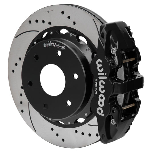 Wilwood kit rear DISC/DRUM AERO4 big ford new style 2.50 offset 14.00 rotor 6 lug SRP